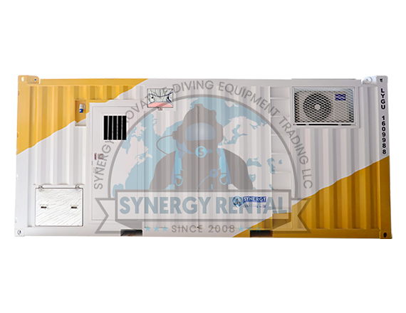 Containerized DDC with 3 diver panel